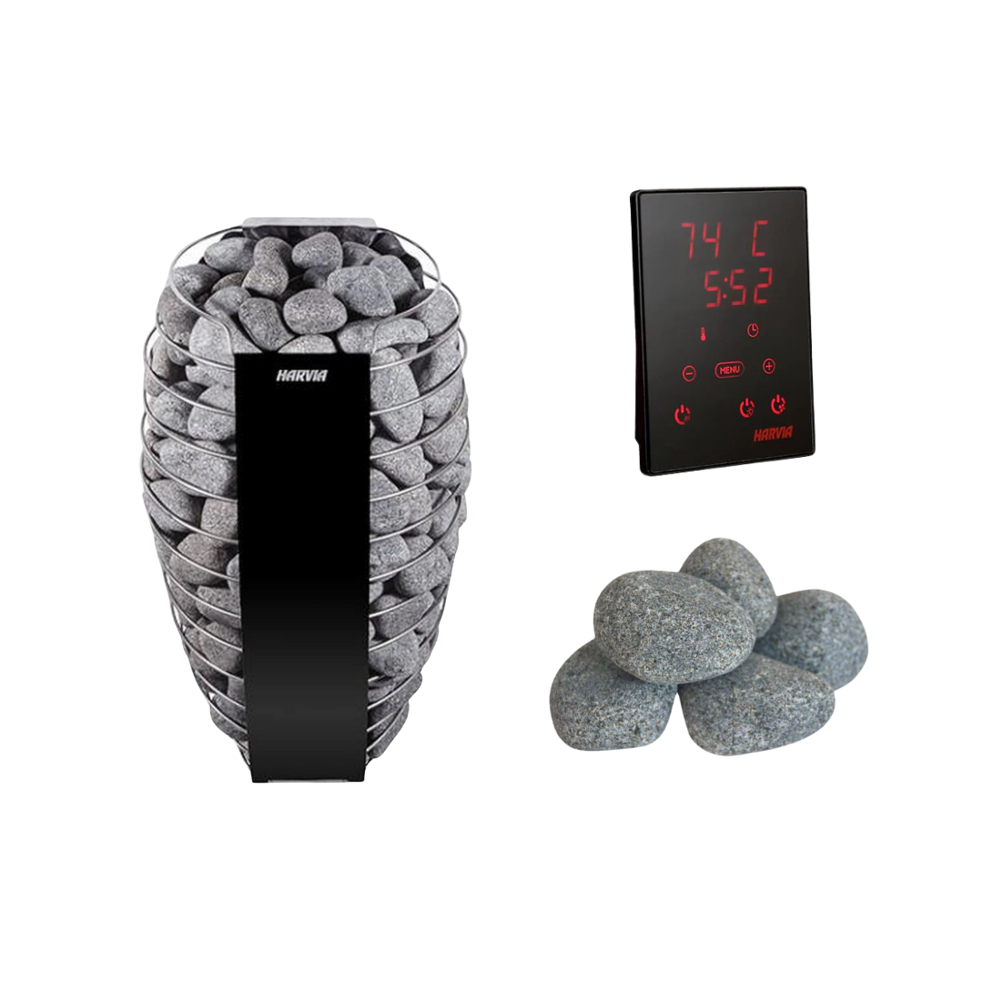 Harvia Spirit Sauna Heater With Rocks and WiFi Control