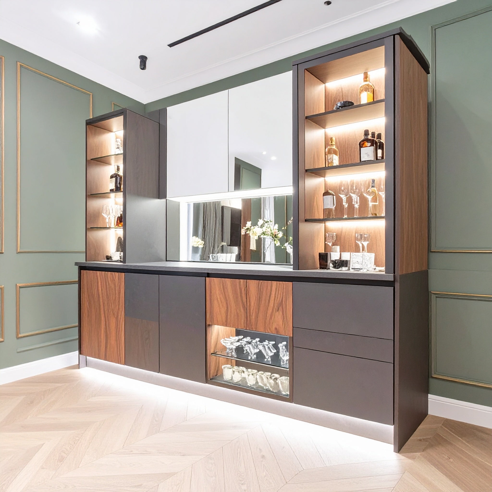 Orion LED Home Bar Cabinet