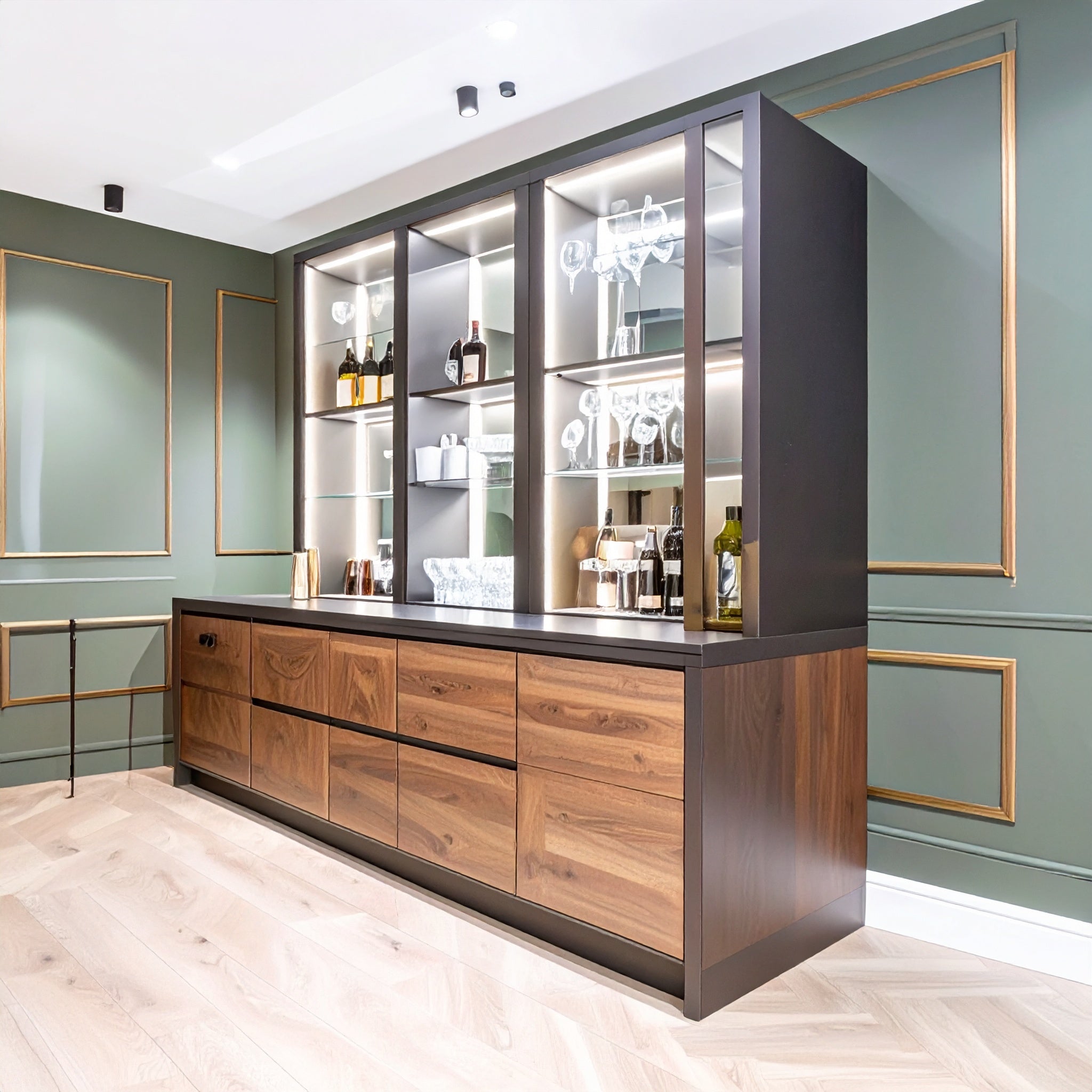 Orion LED Home Bar Cabinet