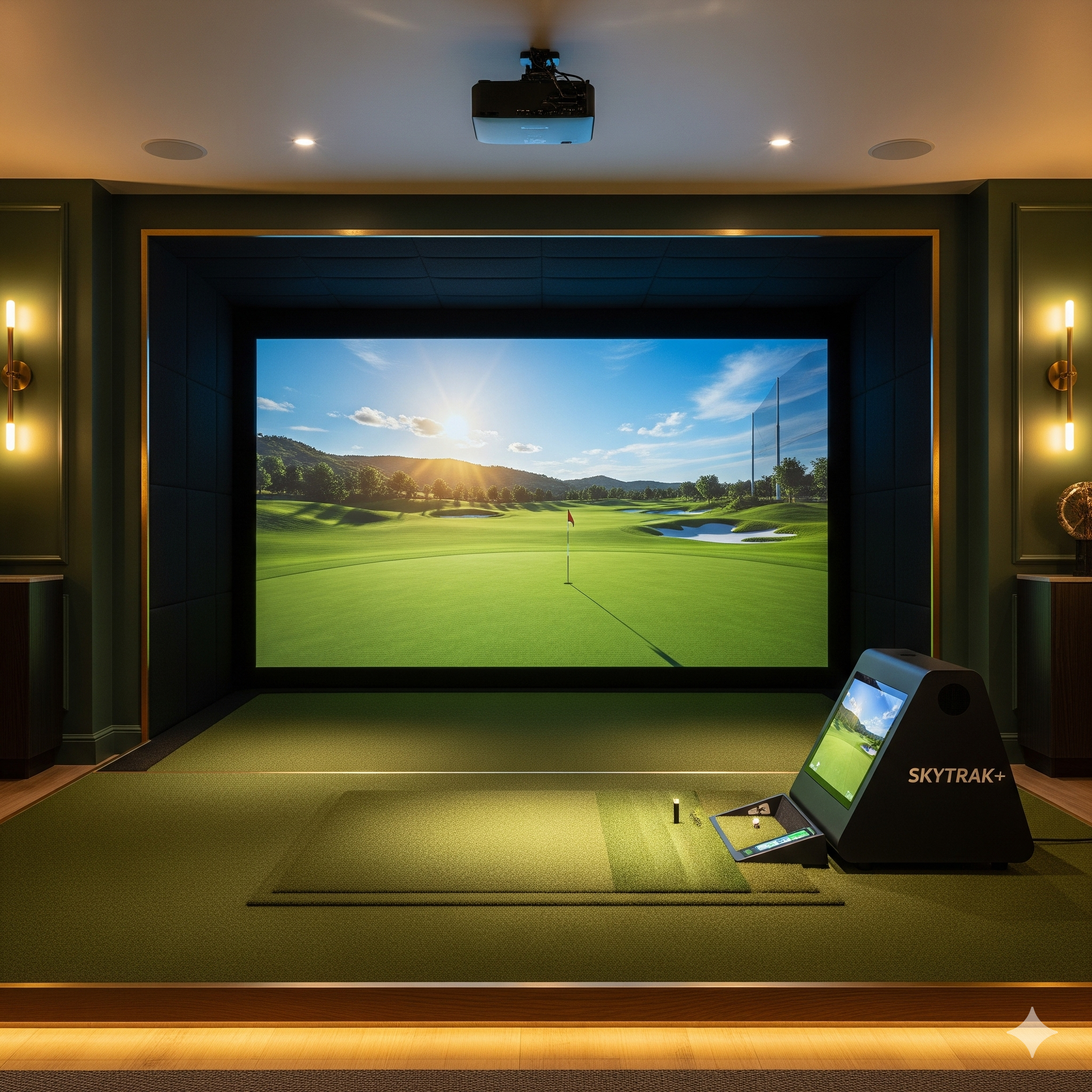 SkyTrak+ Golf Simulator Package