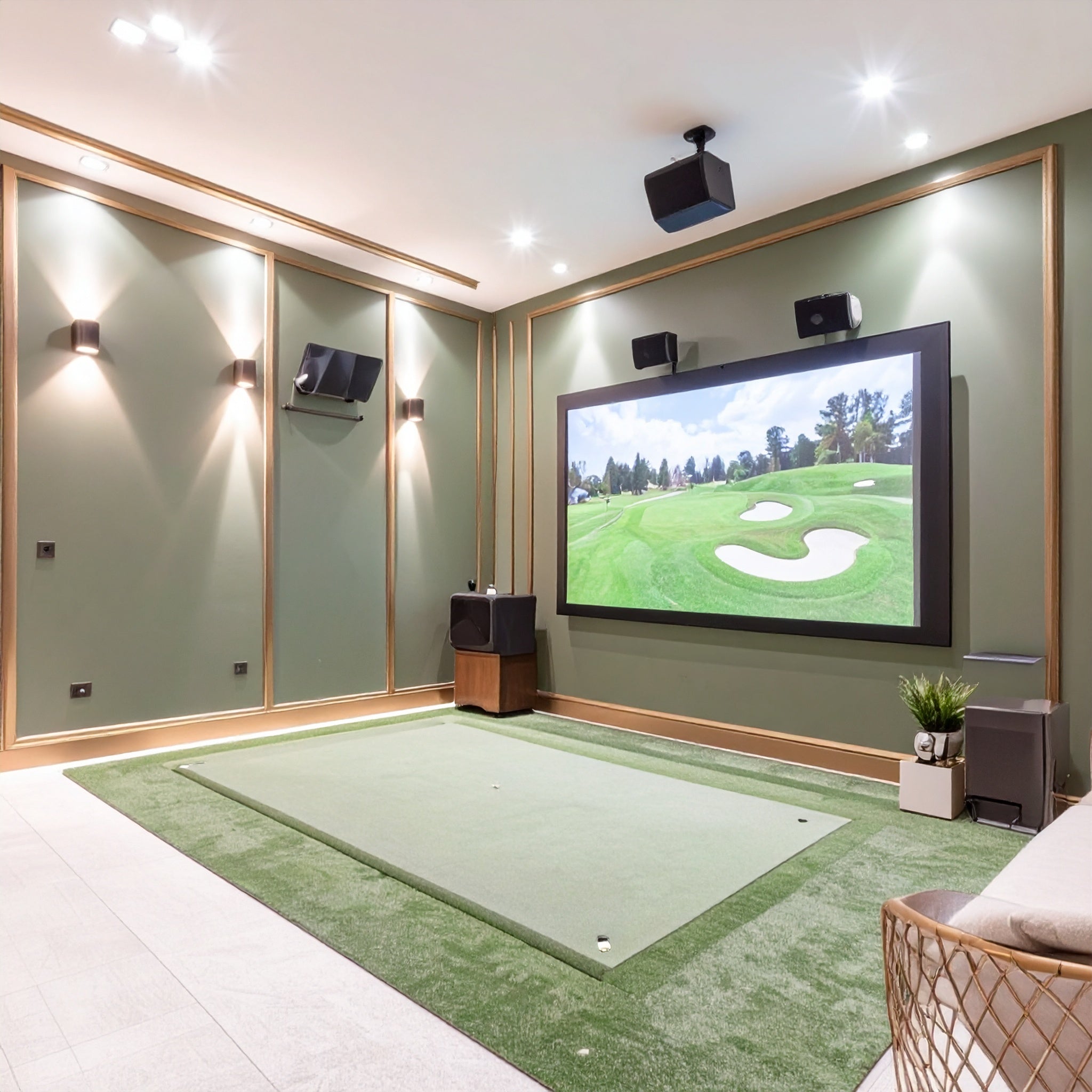 SkyTrak+ Golf Simulator Package